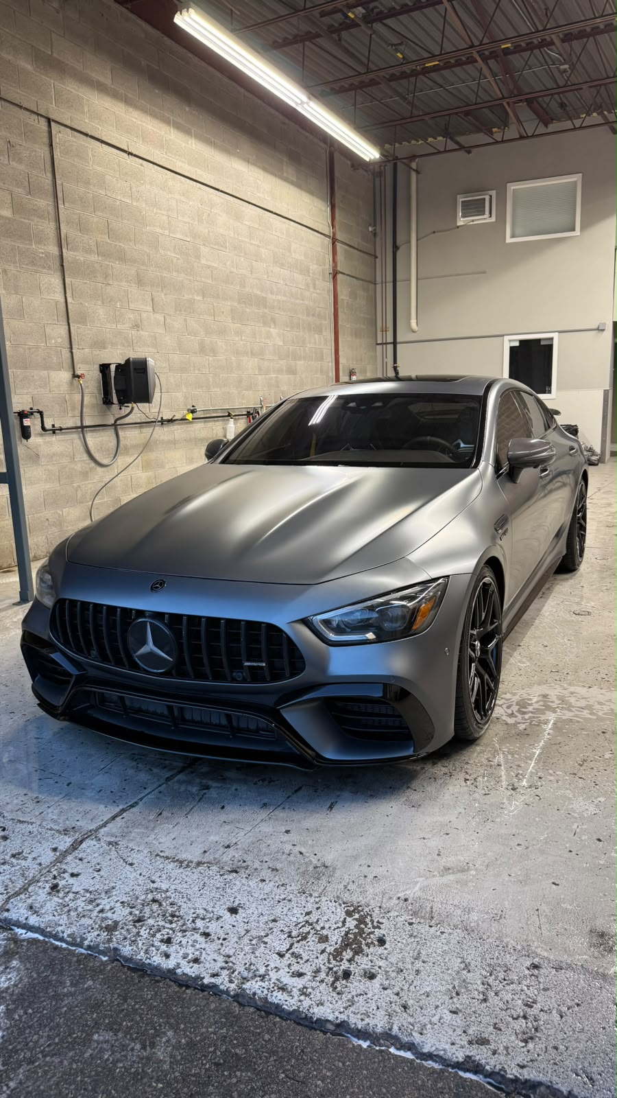 Mercedes-AMG GT 4-Door Coupe — Magno Selenite Grey Satin Care